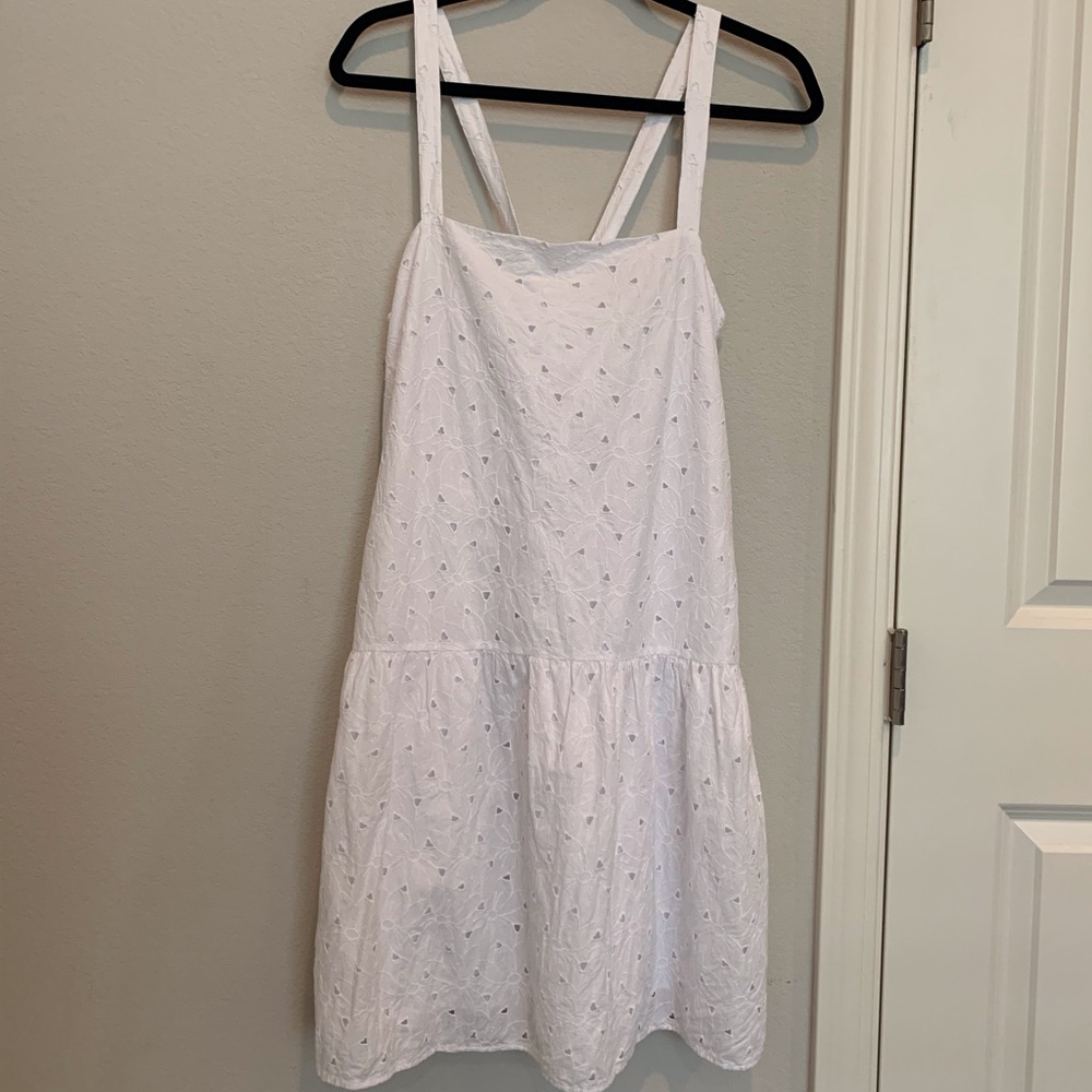 Uniqlo Strappy White Dress